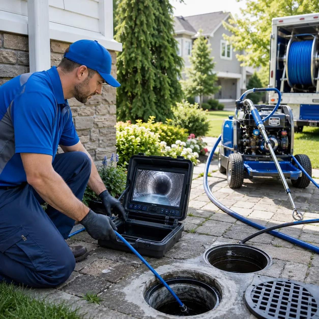 Outdoor drain cleaning professionals serving Dedham, IA
